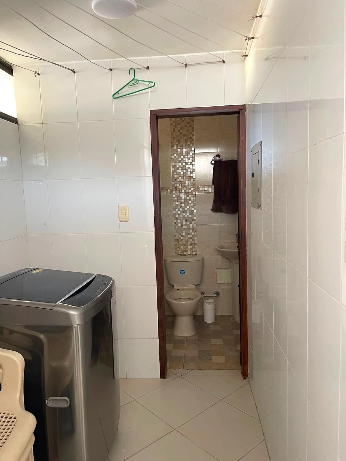 Laundry and service area